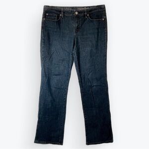 LOFT Dark Wash Bootcut Jeans in Deep Blue